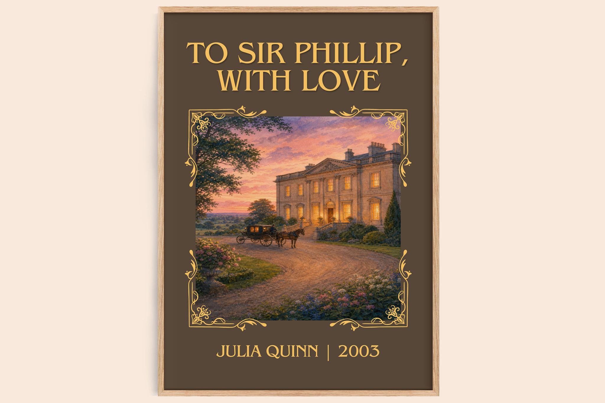 To Sir Phillip, With Love Classic Book Art Print by Julia Quinn