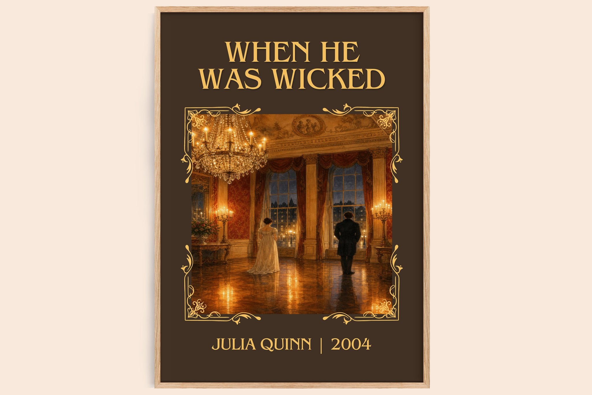 When He Was Wicked Classic Book Art Print by Julia Quinn