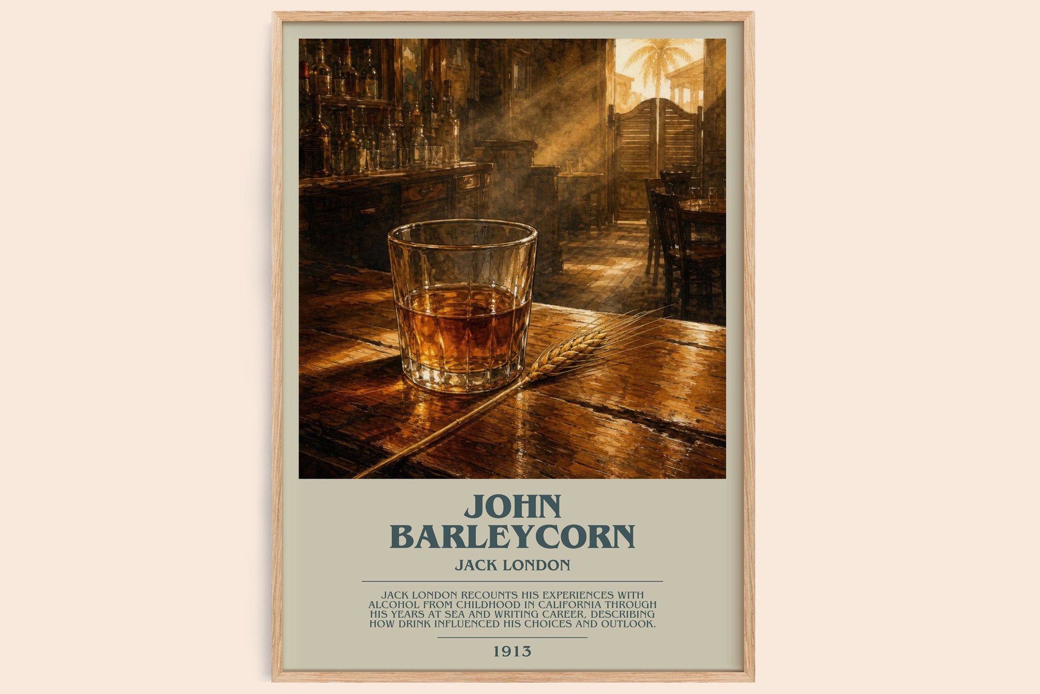John Barleycorn Bookish Wall Art by Jack London