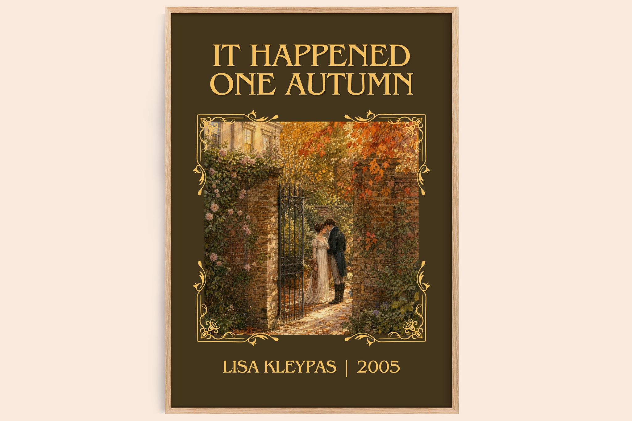 It Happened One Autumn Classic Book Art Print by Lisa Kleypas