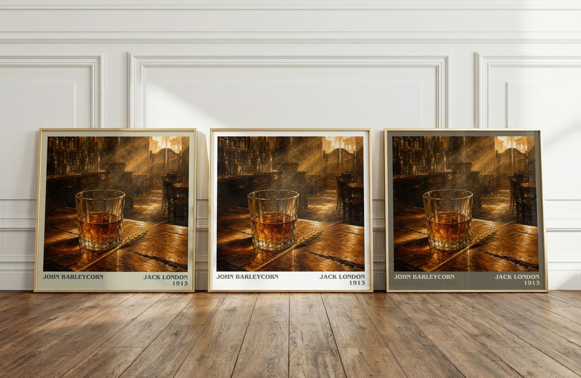 John Barleycorn literary art print colour and style options – Jack London book art