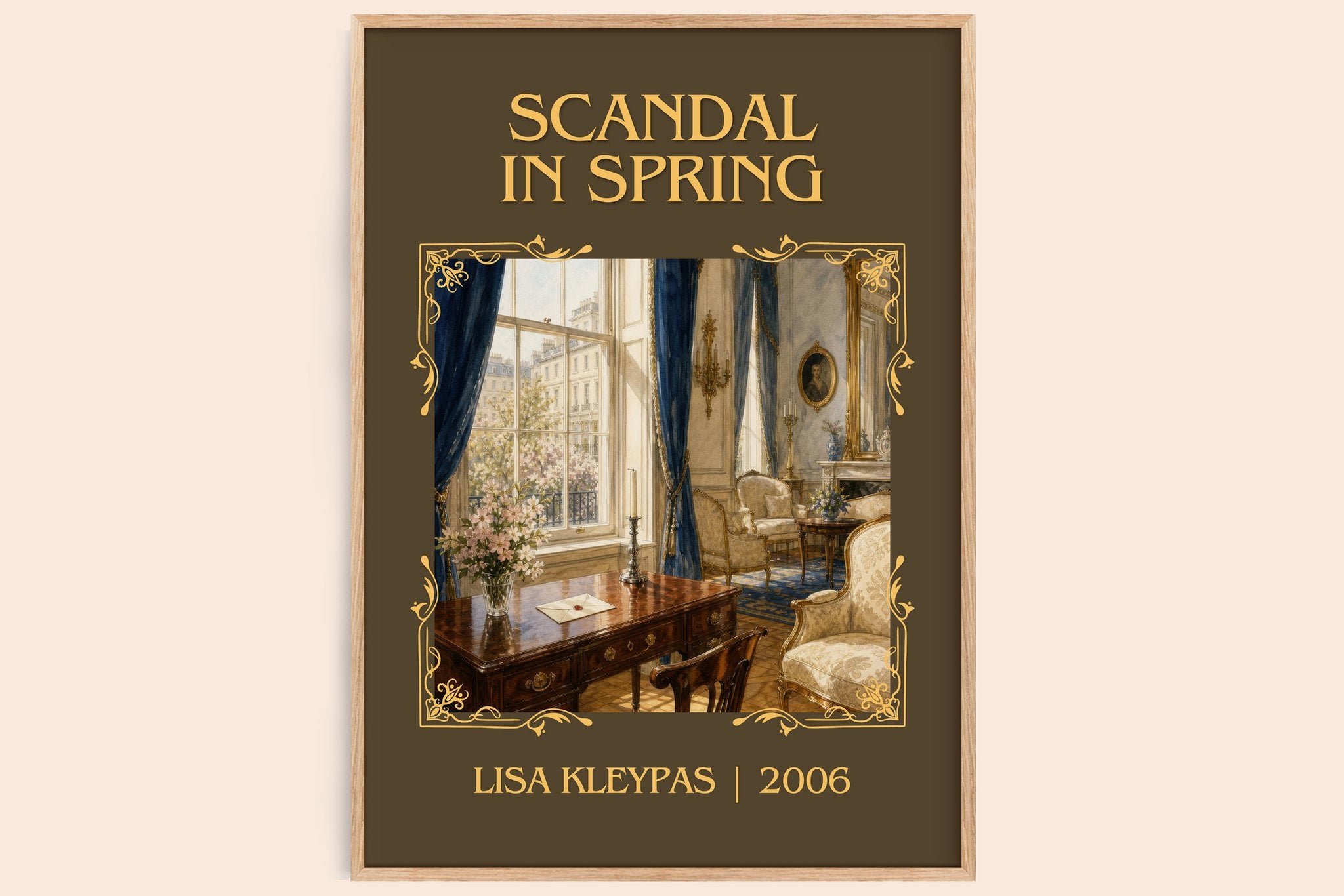 Scandal in Spring Classic Book Art Print by Lisa Kleypas