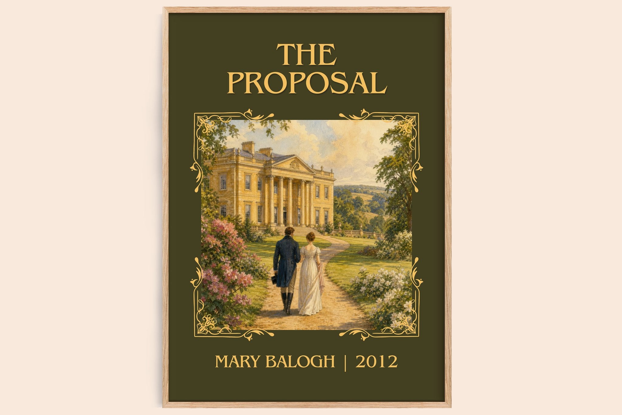The Proposal Classic Book Art Print by Mary Balogh