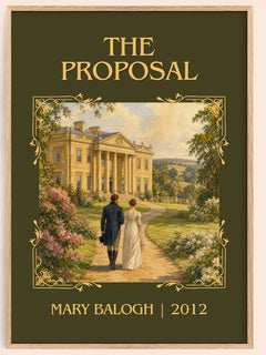 The Proposal Classic Book Art Print by Mary Balogh – book poster