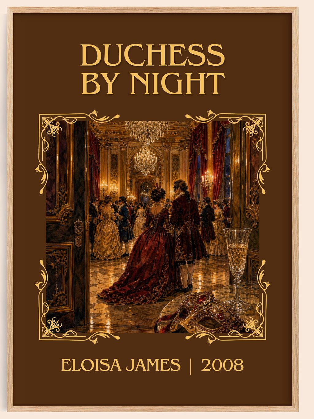 Duchess by Night Classic Book Art Print by Eloisa James – book poster