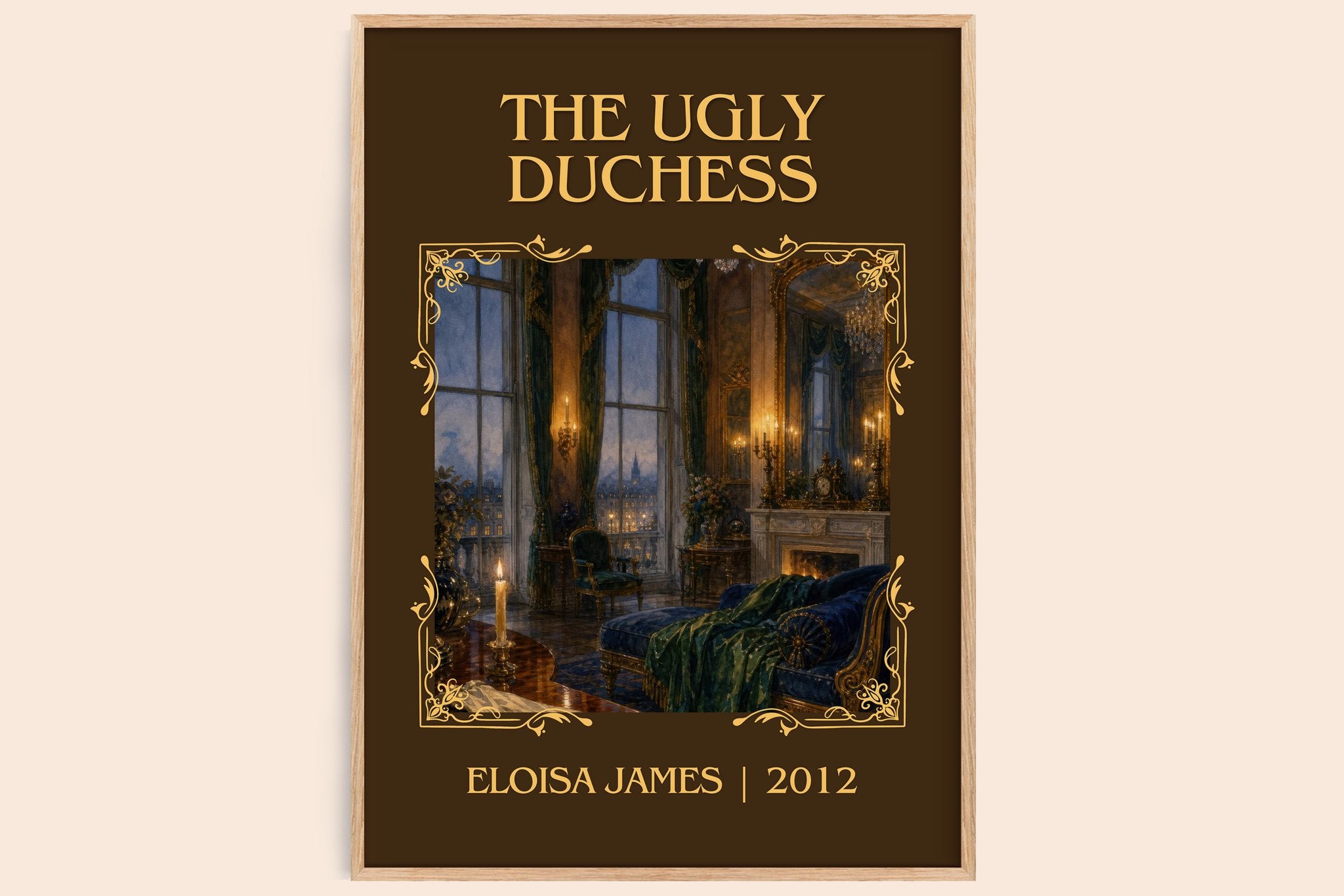 The Ugly Duchess Classic Book Art Print by Eloisa James