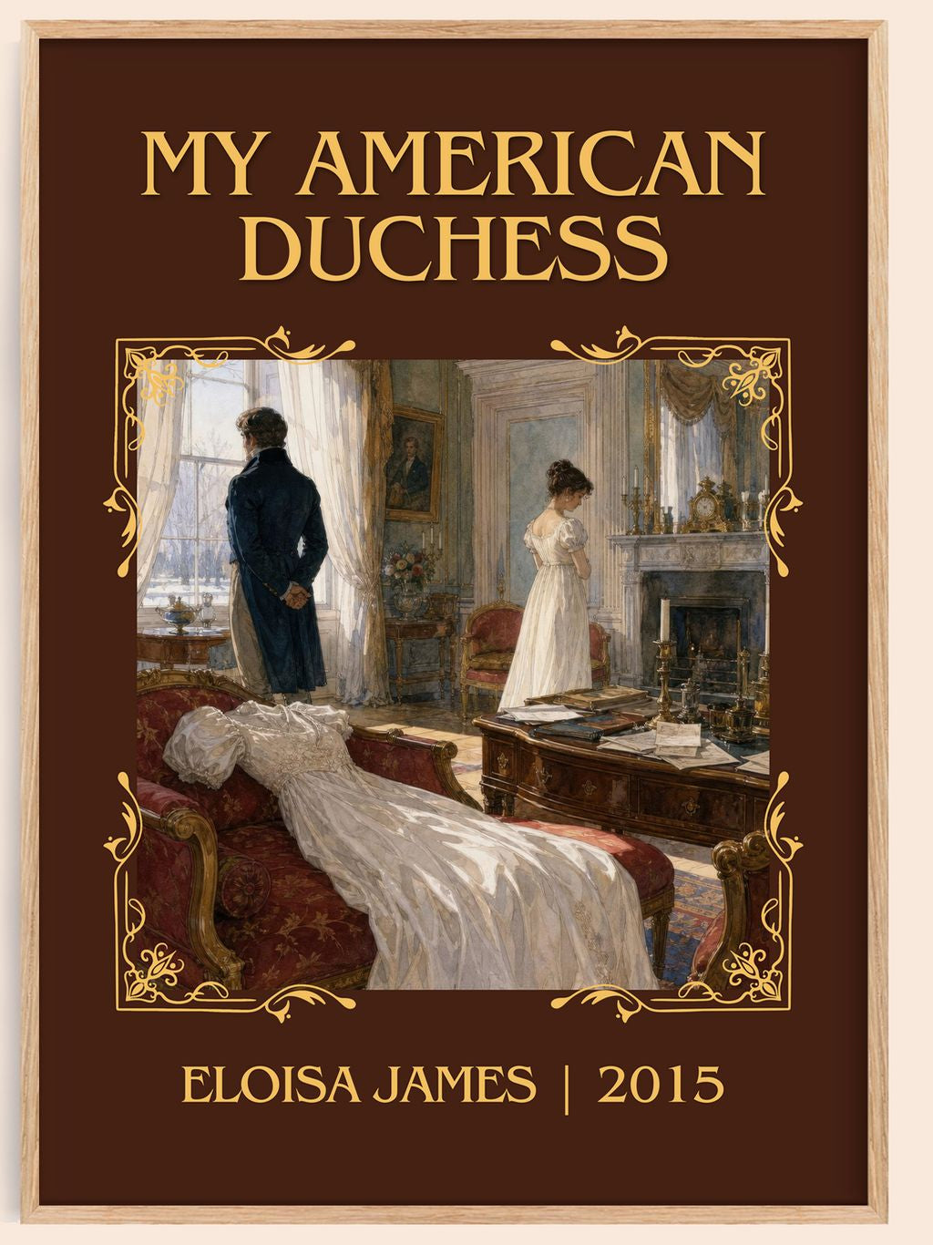 My American Duchess Classic Book Art Print by Eloisa James – book poster