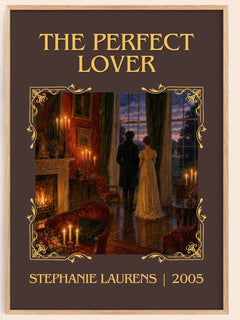 The Perfect Lover Classic Book Art Print by Stephanie Laurens – book poster