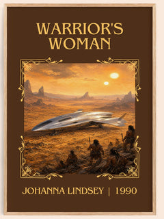 Warrior's Woman Classic Book Art Print by Johanna Lindsey – book poster