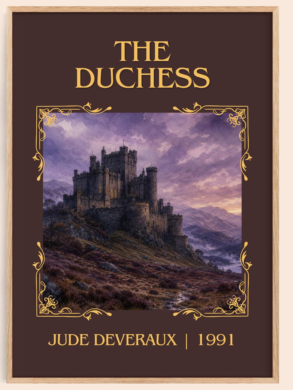 The Duchess Classic Book Art Print by Jude Deveraux – book poster
