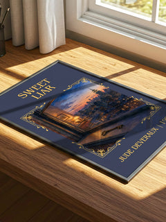 Sweet Liar Classic Book Art Print by Jude Deveraux – print on a sunlit desk