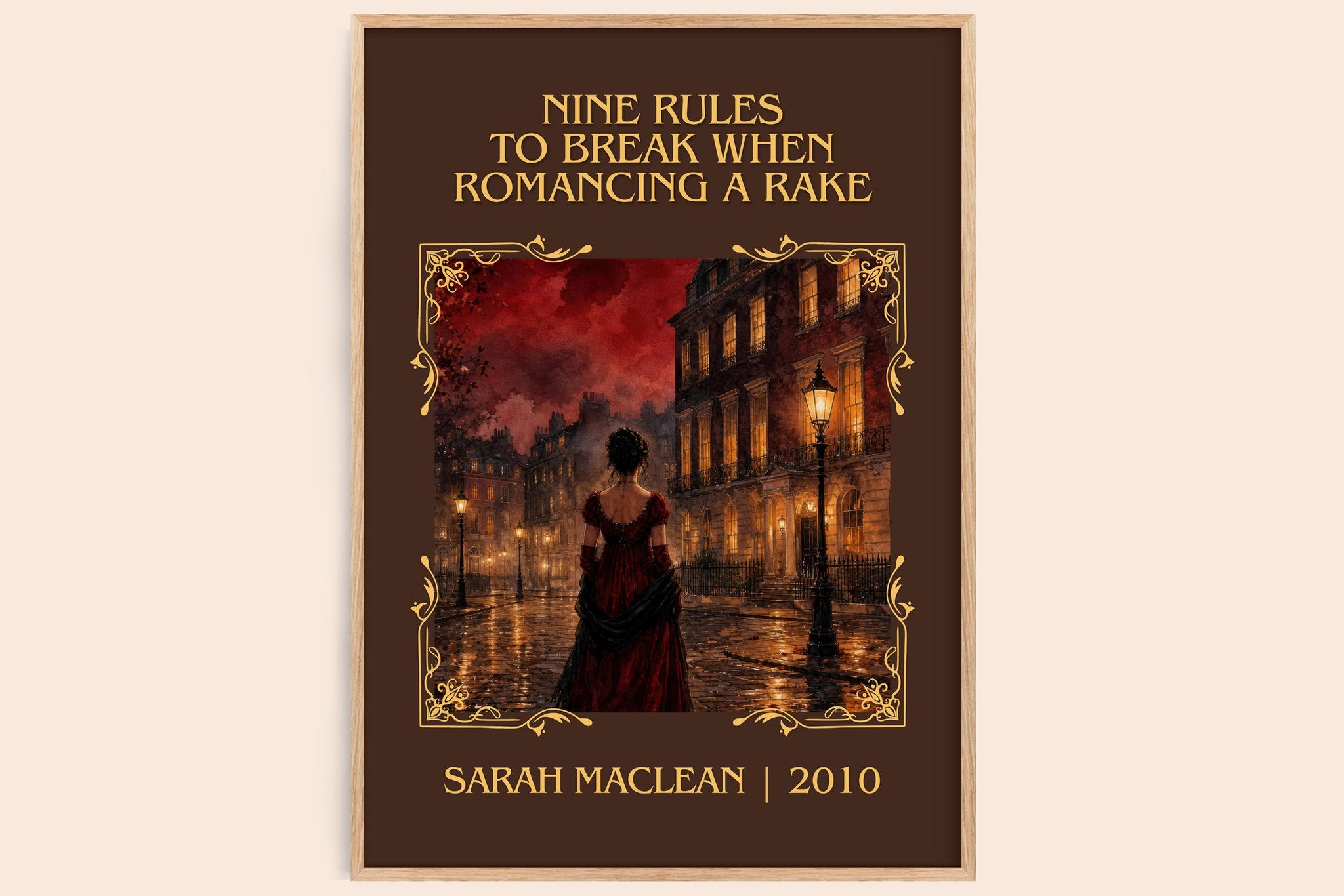 Nine Rules to Break When Romancing a Rake Classic Book Art Print by Sarah MacLean