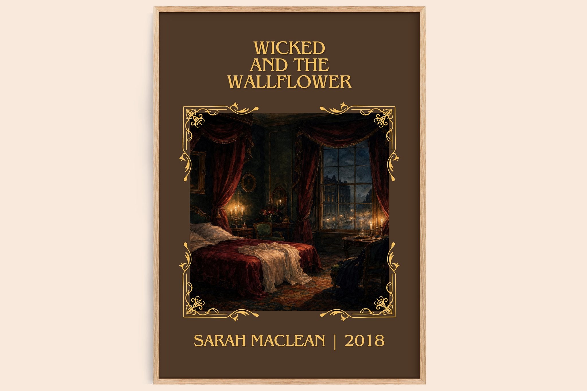 Wicked and the Wallflower Classic Book Art Print by Sarah MacLean
