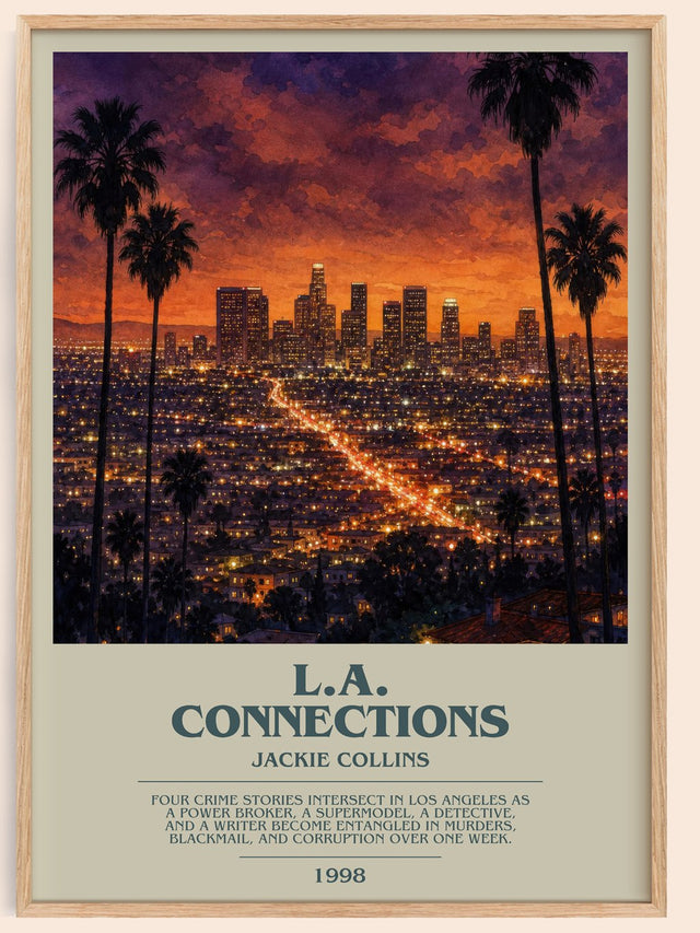 L.A. Connections Bookish Wall Art by Jackie Collins