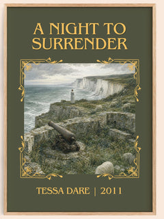 A Night to Surrender Classic Book Art Print by Tessa Dare – book poster
