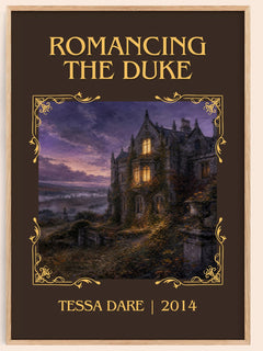 Romancing the Duke Classic Book Art Print by Tessa Dare – book poster