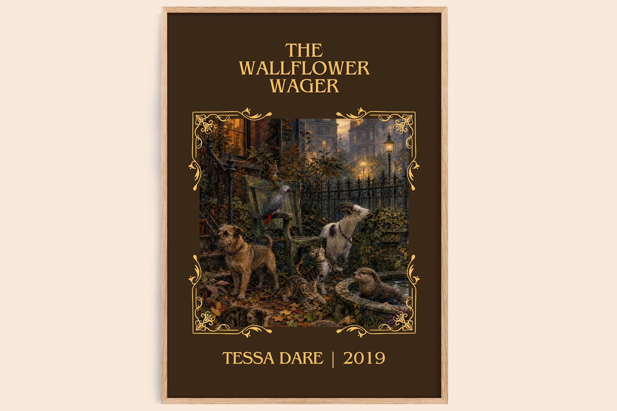 The Wallflower Wager Classic Book Art Print by Tessa Dare