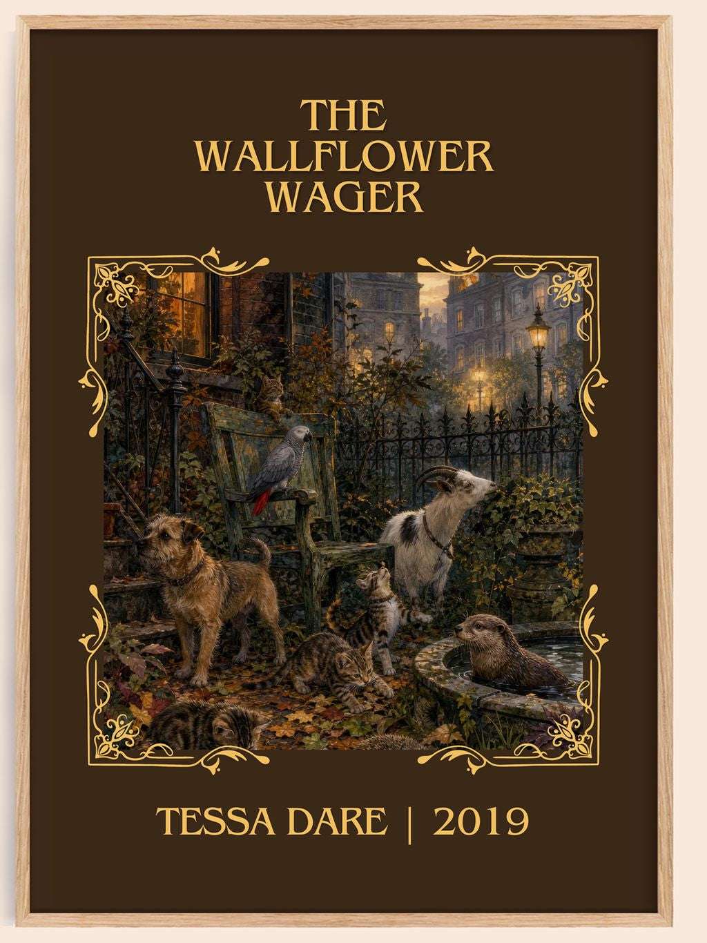 The Wallflower Wager Classic Book Art Print by Tessa Dare – book poster