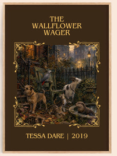 The Wallflower Wager Classic Book Art Print by Tessa Dare – book poster