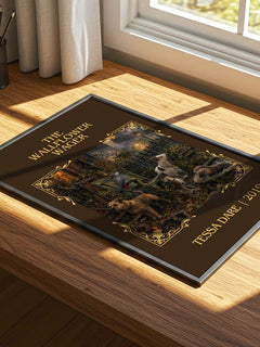 The Wallflower Wager Classic Book Art Print by Tessa Dare – print on a sunlit desk