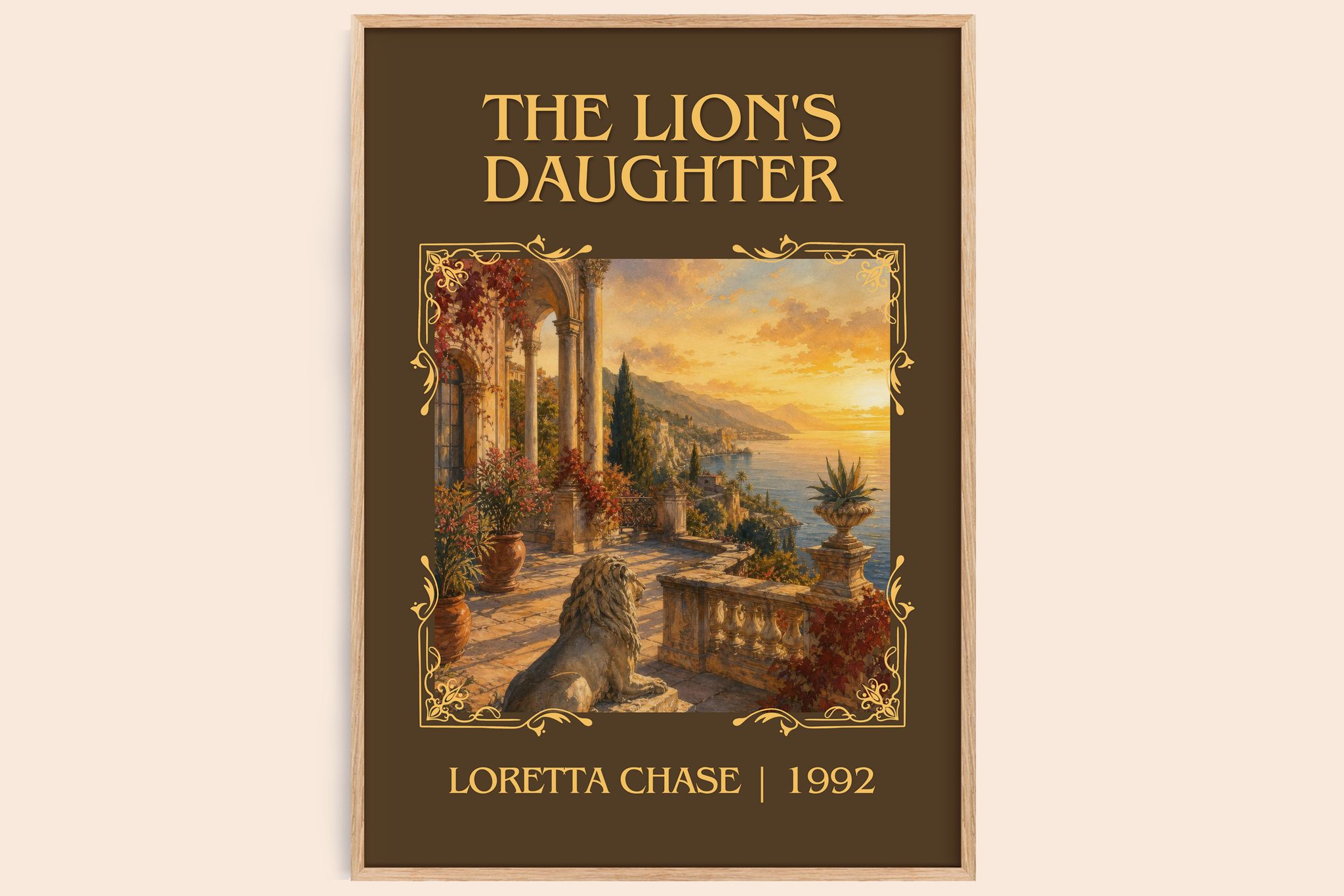 The Lion's Daughter Classic Book Art Print by Loretta Chase