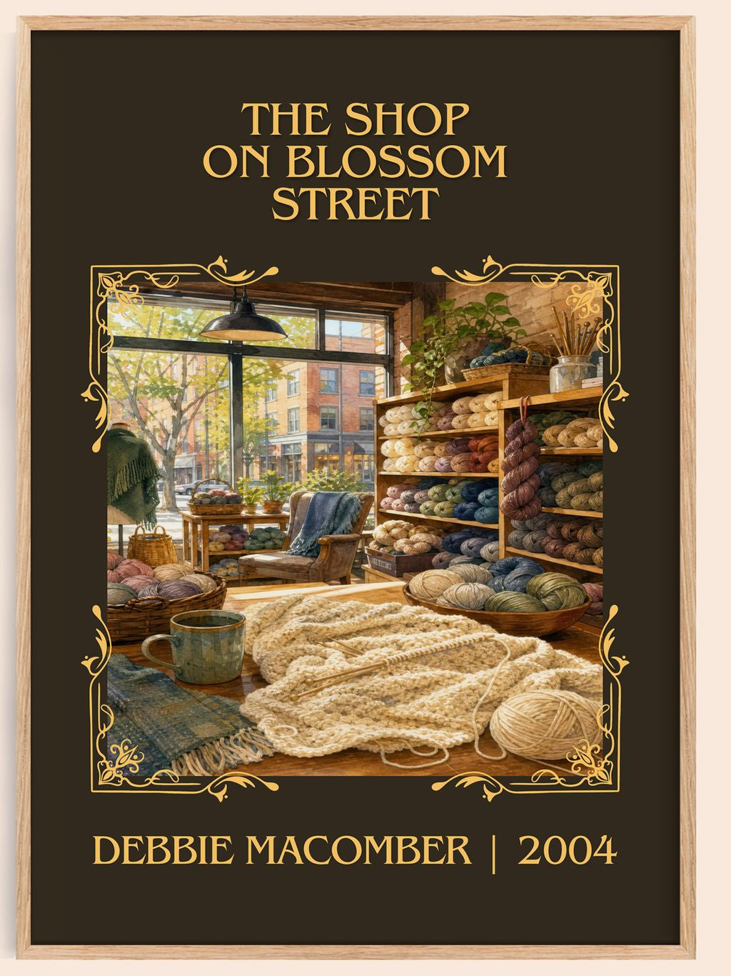 The Shop on Blossom Street Classic Book Art Print by Debbie Macomber – book poster