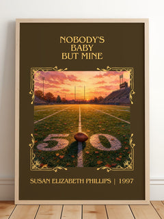 Nobody's Baby But Mine Classic Book Art Print by S. Phillips – framed print leaning on a wooden floor