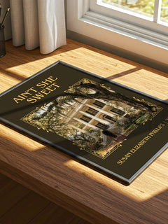 Ain't She Sweet Classic Book Art Print by Susan Elizabeth Phillips – print on a sunlit desk