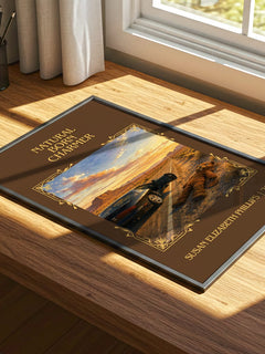 Natural Born Charmer Classic Book Art Print by S. Phillips – print on a sunlit desk