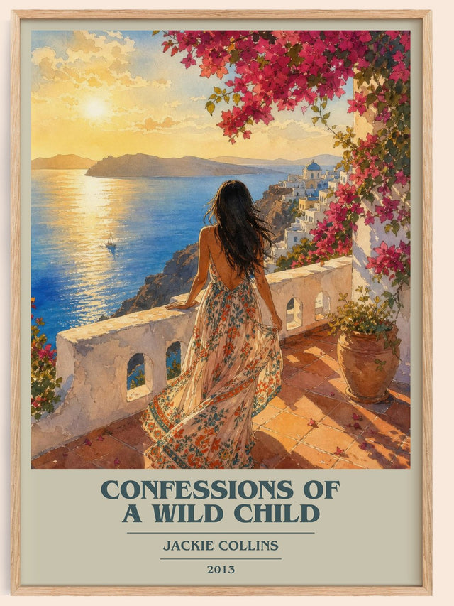 Confessions Of A Wild Child Book Cover Poster by Jackie Collins