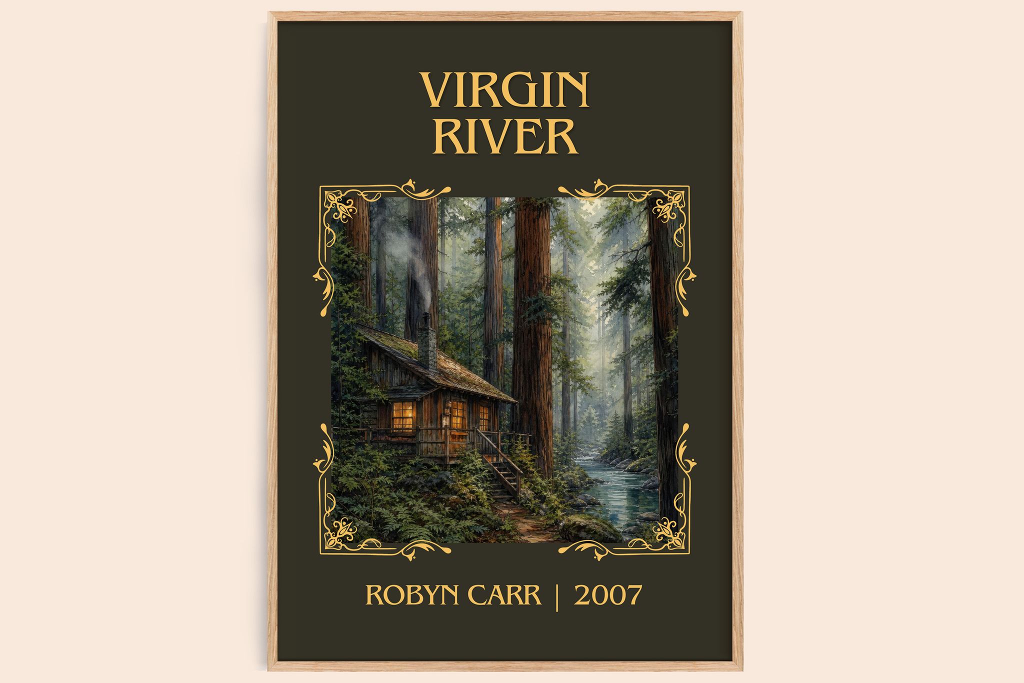 Virgin River Classic Book Art Print by Robyn Carr