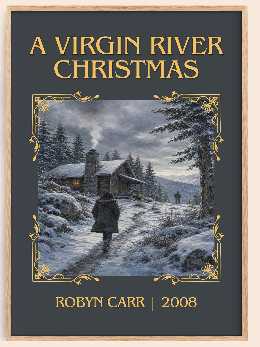 A Virgin River Christmas Classic Book Art Print by Robyn Carr – book poster