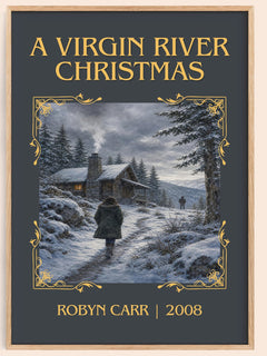 A Virgin River Christmas Classic Book Art Print by Robyn Carr – book poster