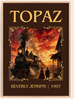 Topaz Classic Book Art Print by Beverly Jenkins – book poster