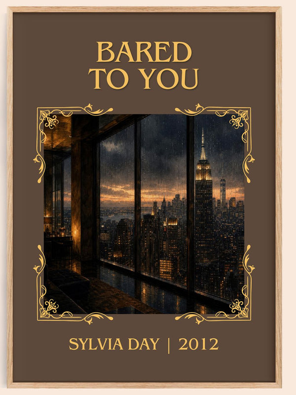 Bared to You Classic Book Art Print by Sylvia Day – book poster