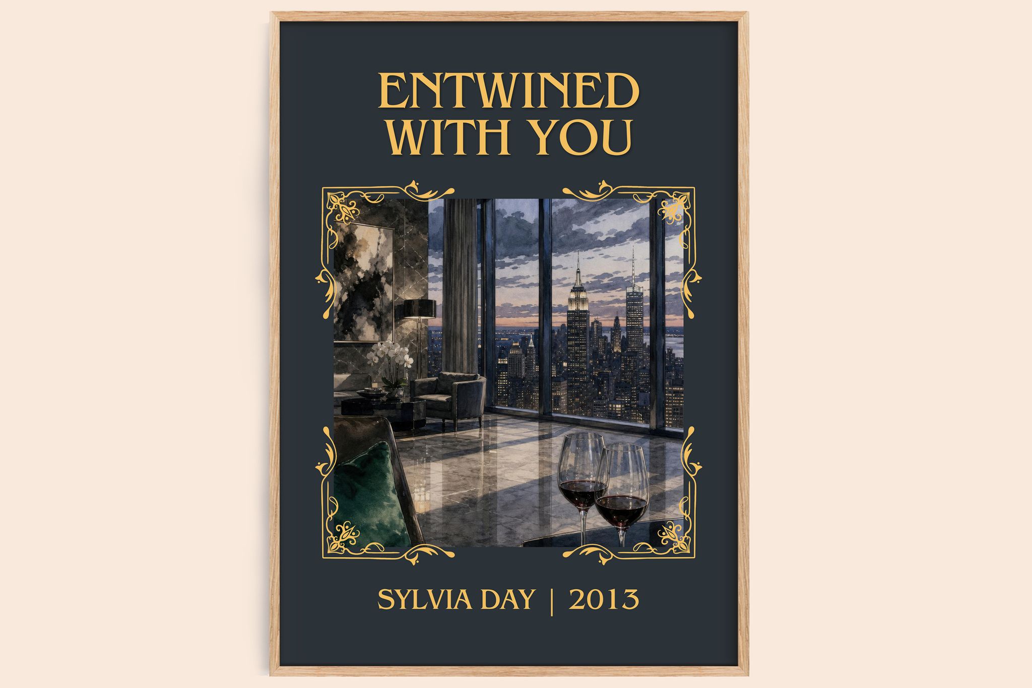 Entwined with You Classic Book Art Print by Sylvia Day