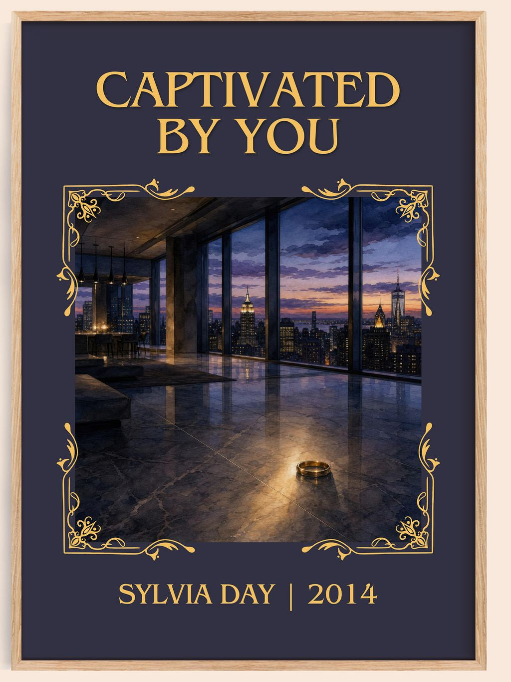 Captivated by You Classic Book Art Print by Sylvia Day – book poster