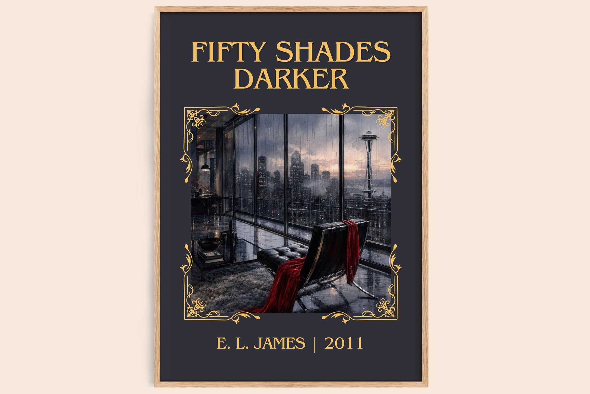 Fifty Shades Darker Classic Book Art Print by E. L. James