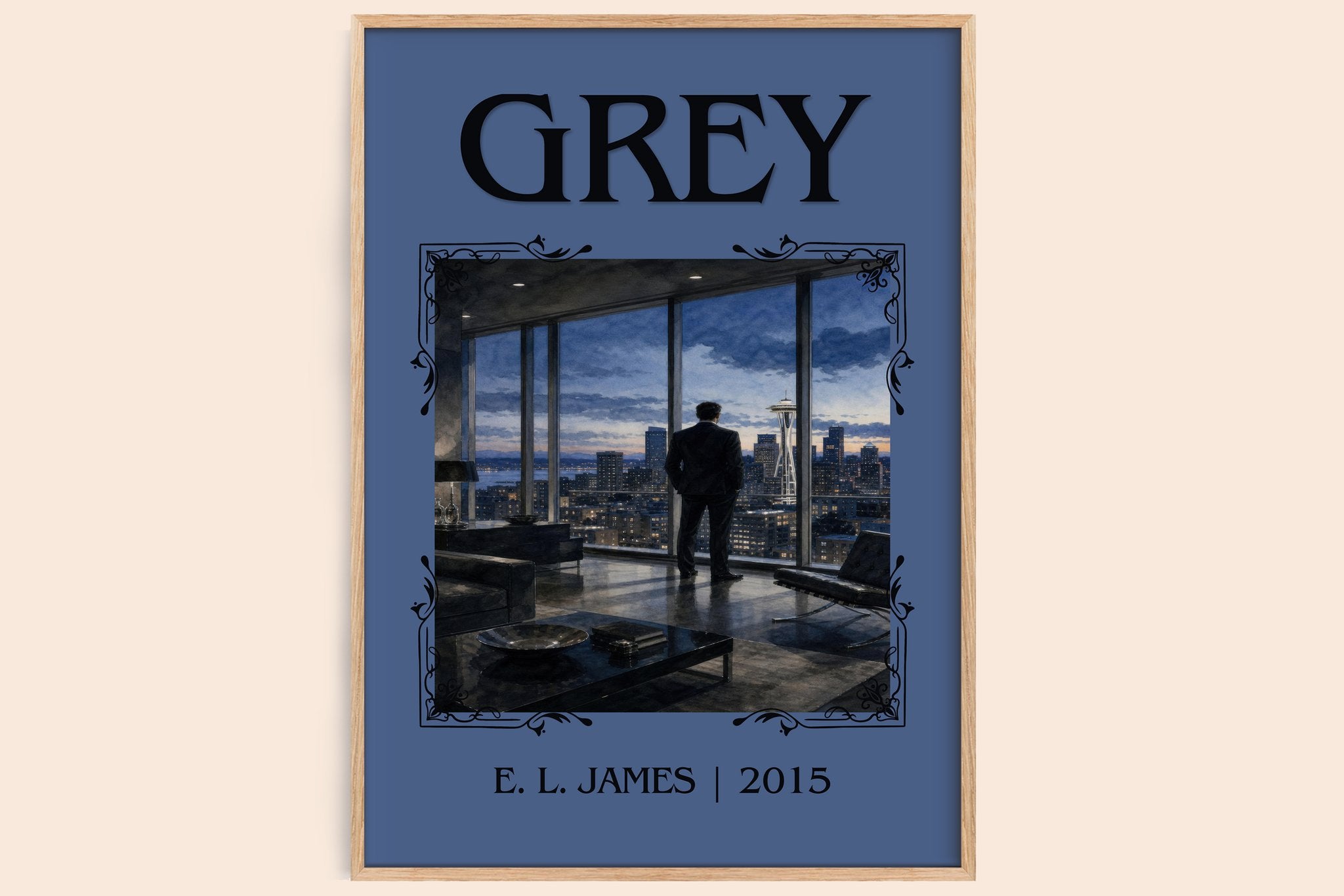 Grey Classic Book Art Print by E. L. James