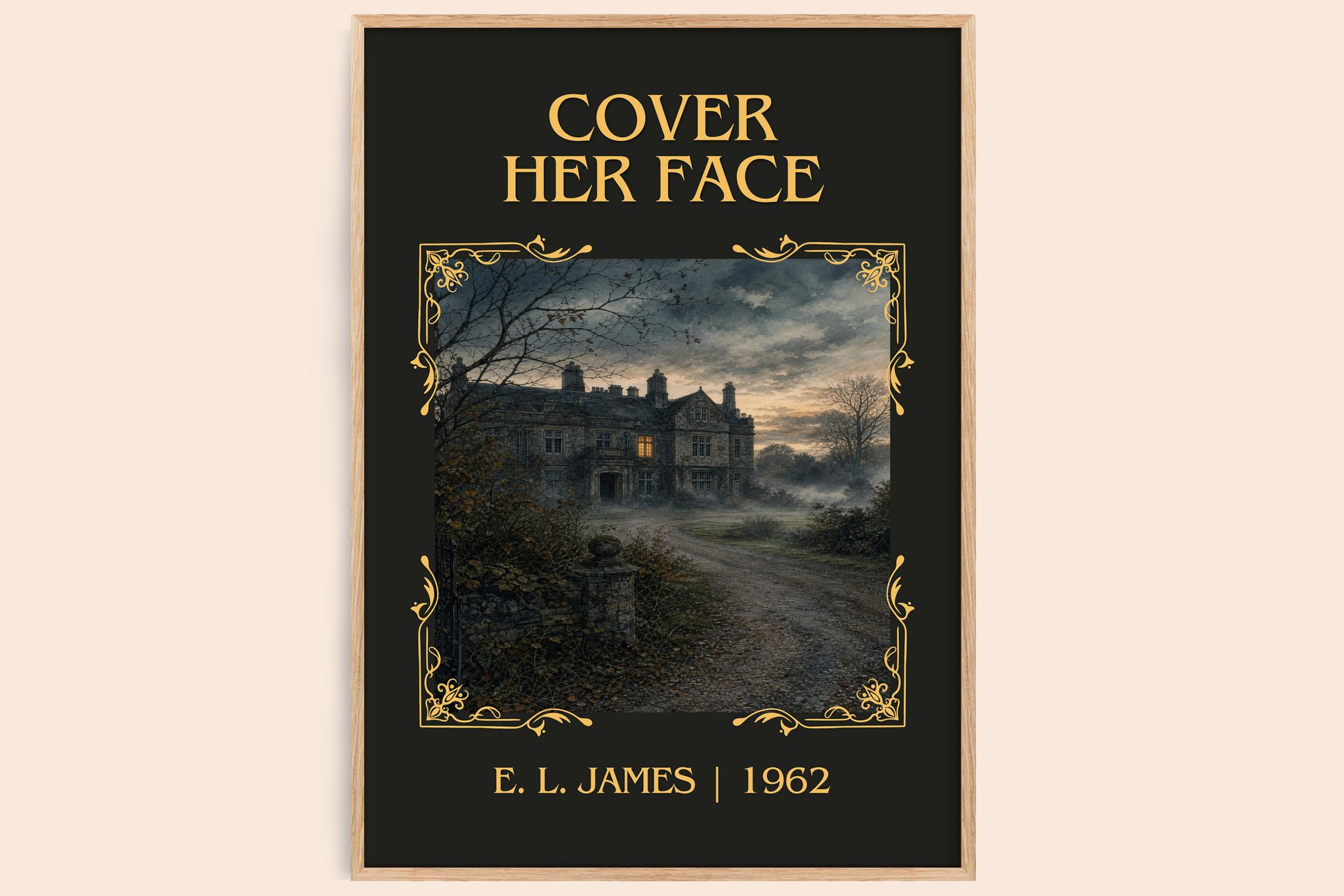Cover Her Face Classic Book Art Print by E. L. James