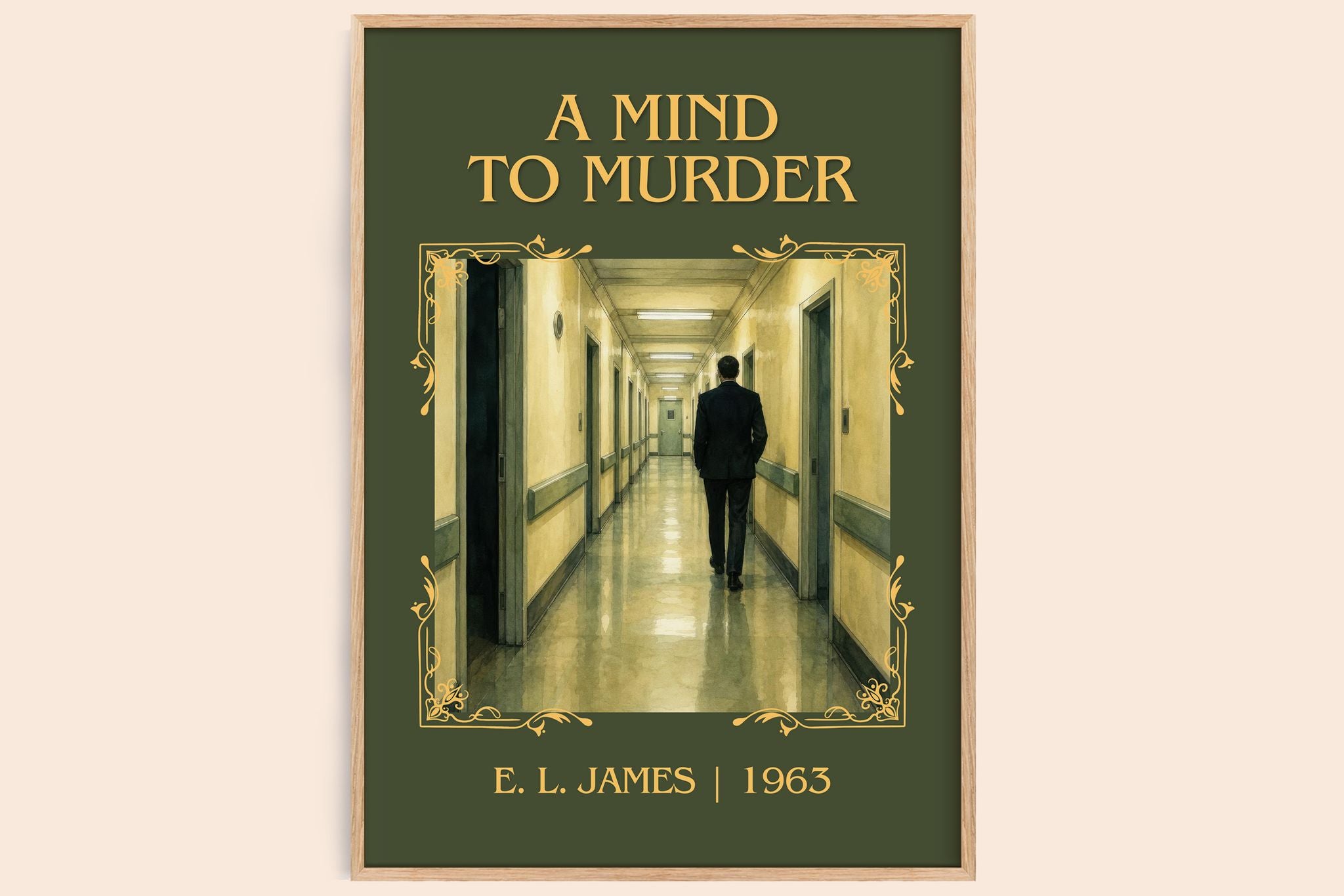 A Mind to Murder Classic Book Art Print by E. L. James