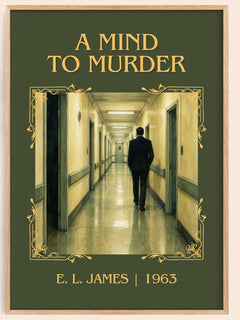 A Mind to Murder Classic Book Art Print by E. L. James – book poster