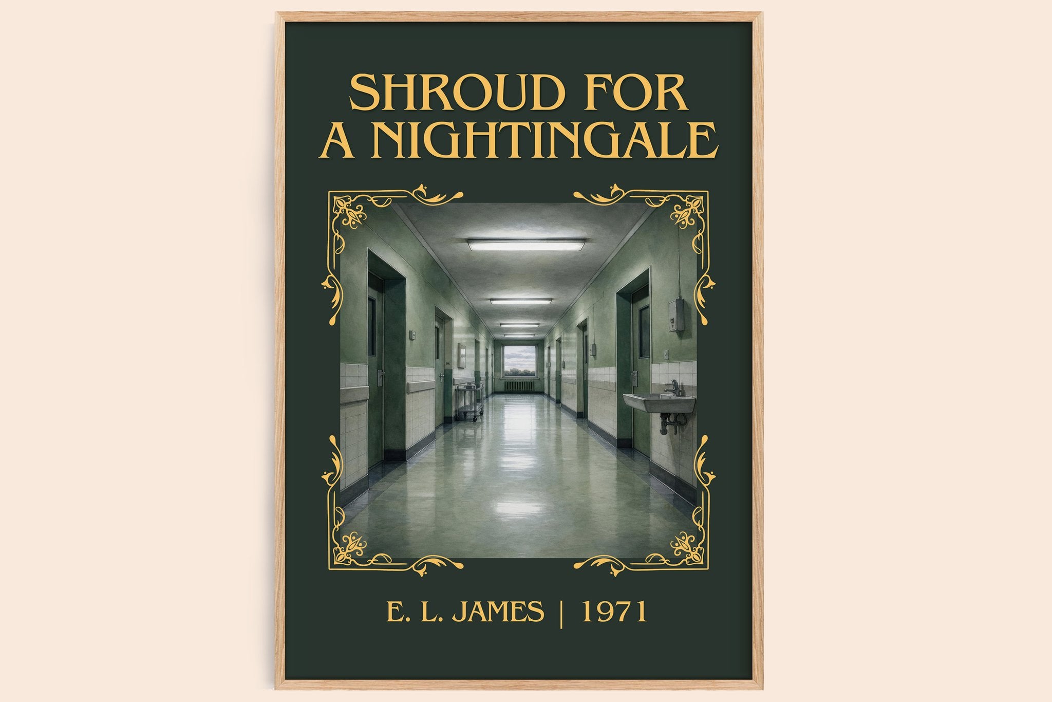 Shroud for a Nightingale Classic Book Art Print by E. L. James