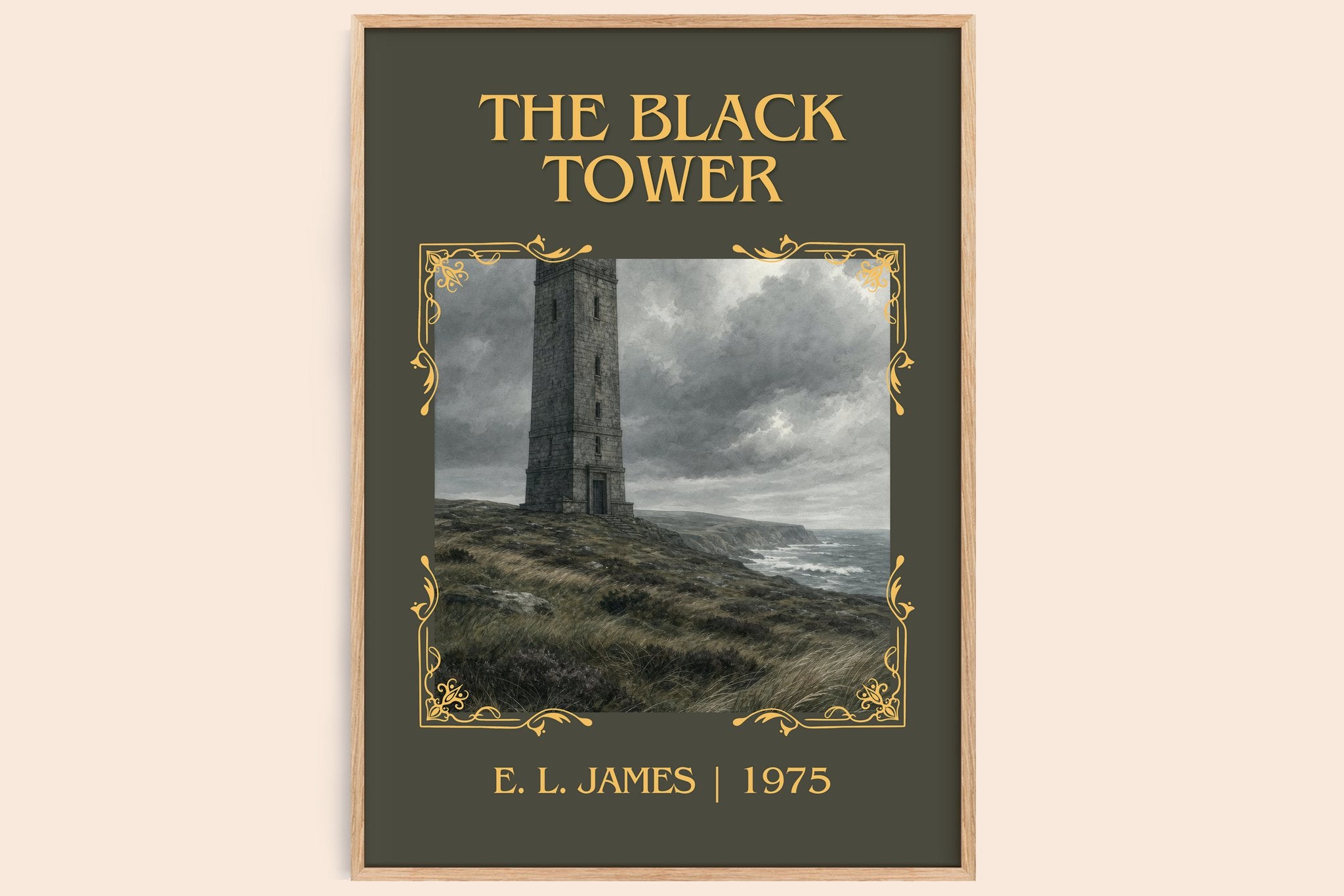 The Black Tower Classic Book Art Print by E. L. James