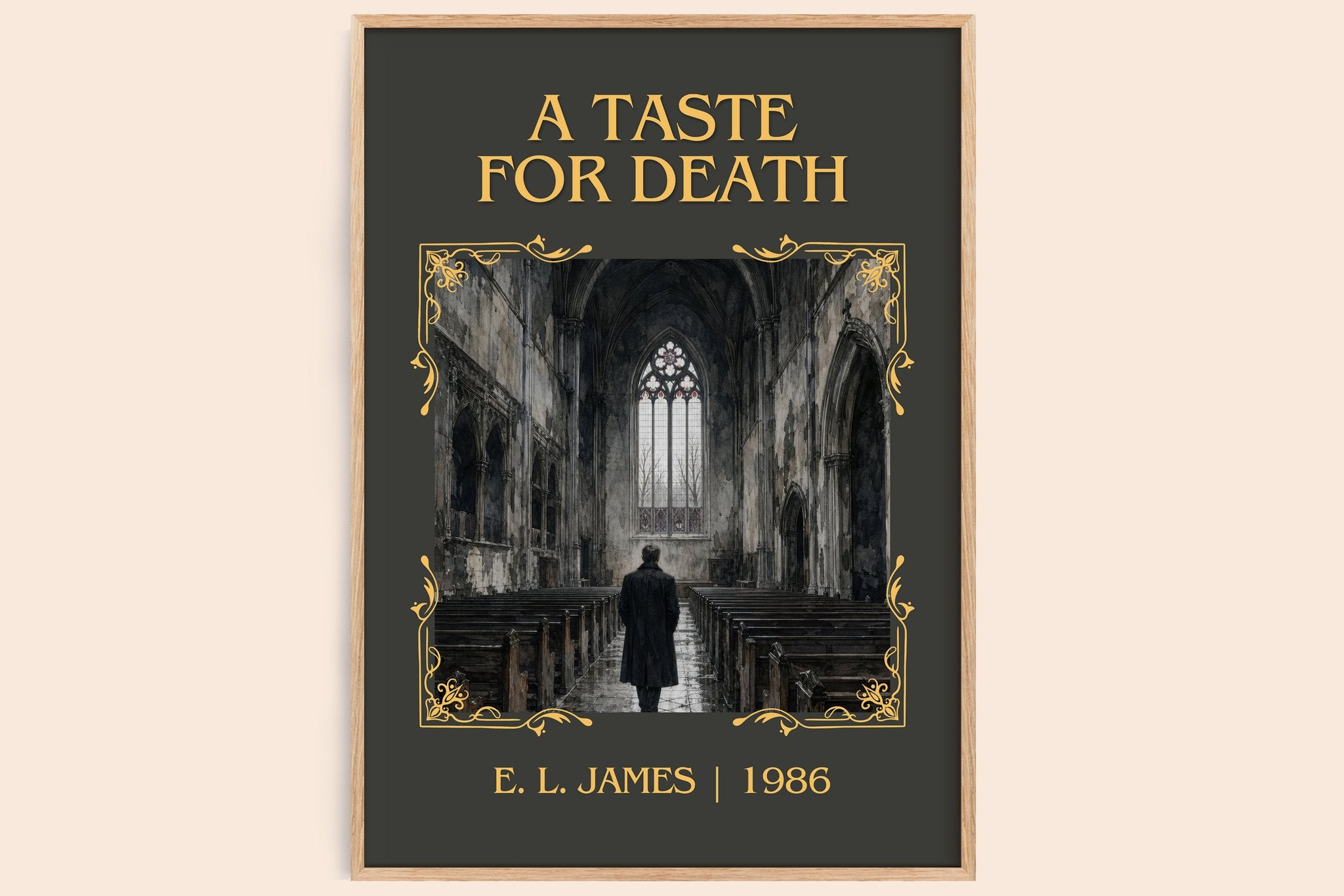A Taste for Death Classic Book Art Print by E. L. James