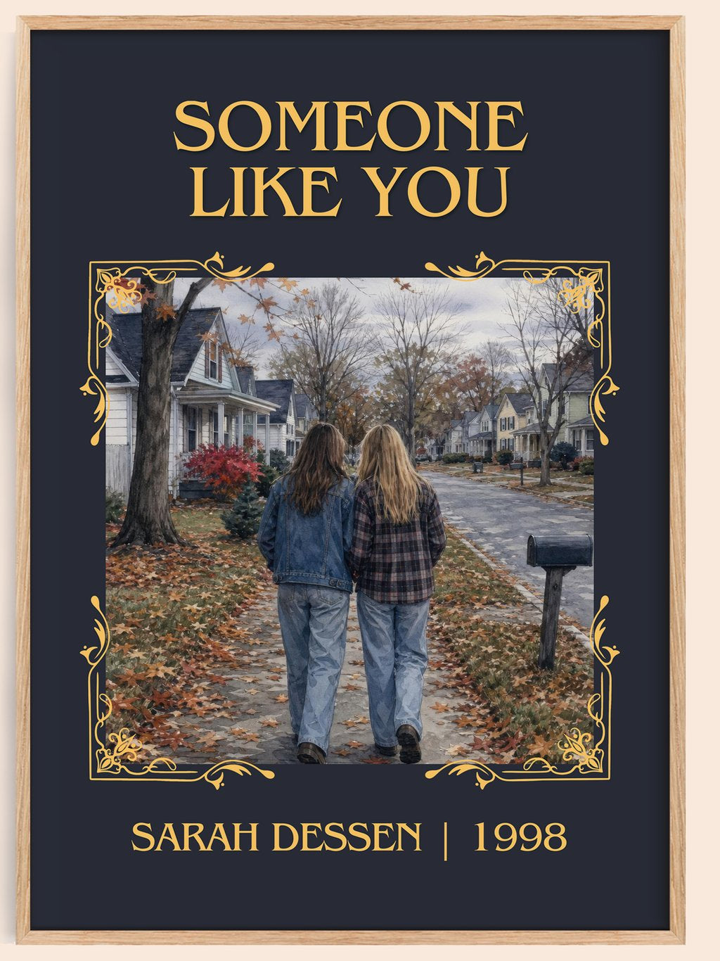 Someone Like You Classic Book Art Print by Sarah Dessen – book poster