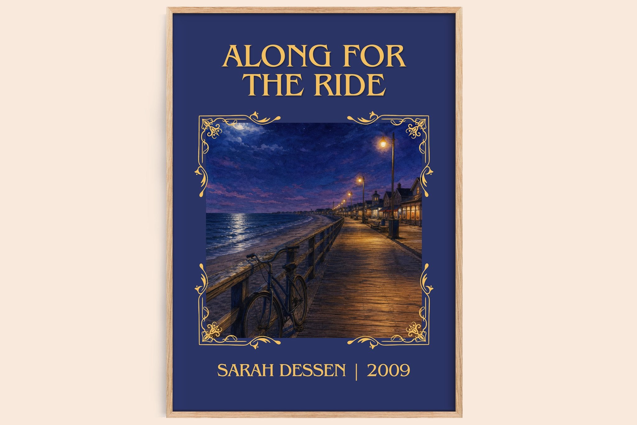 Along for the Ride Classic Book Art Print by Sarah Dessen