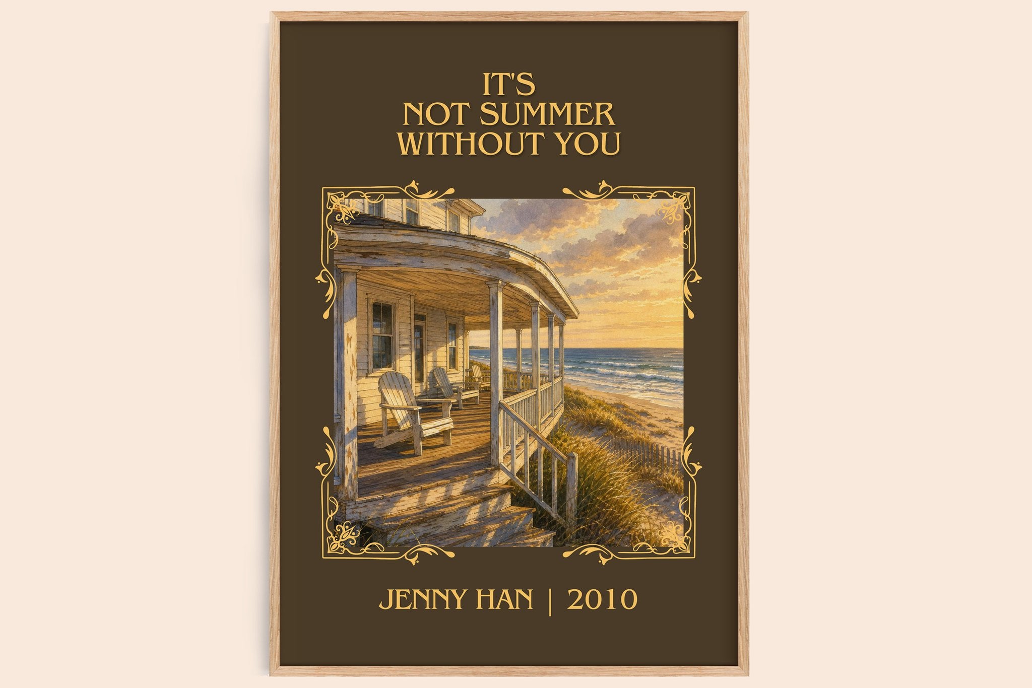 It's Not Summer Without You Classic Book Art Print by Jenny Han