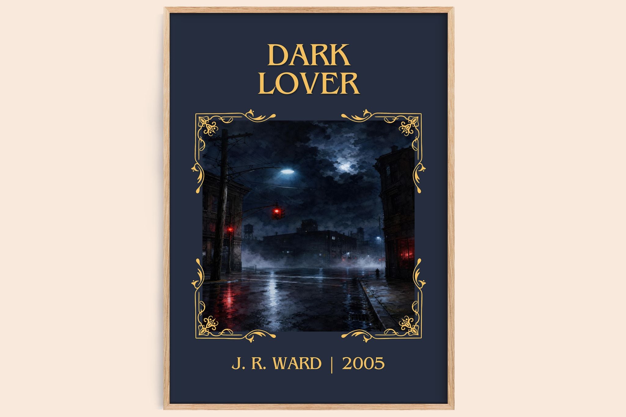 Dark Lover Classic Book Art Print by J. R. Ward
