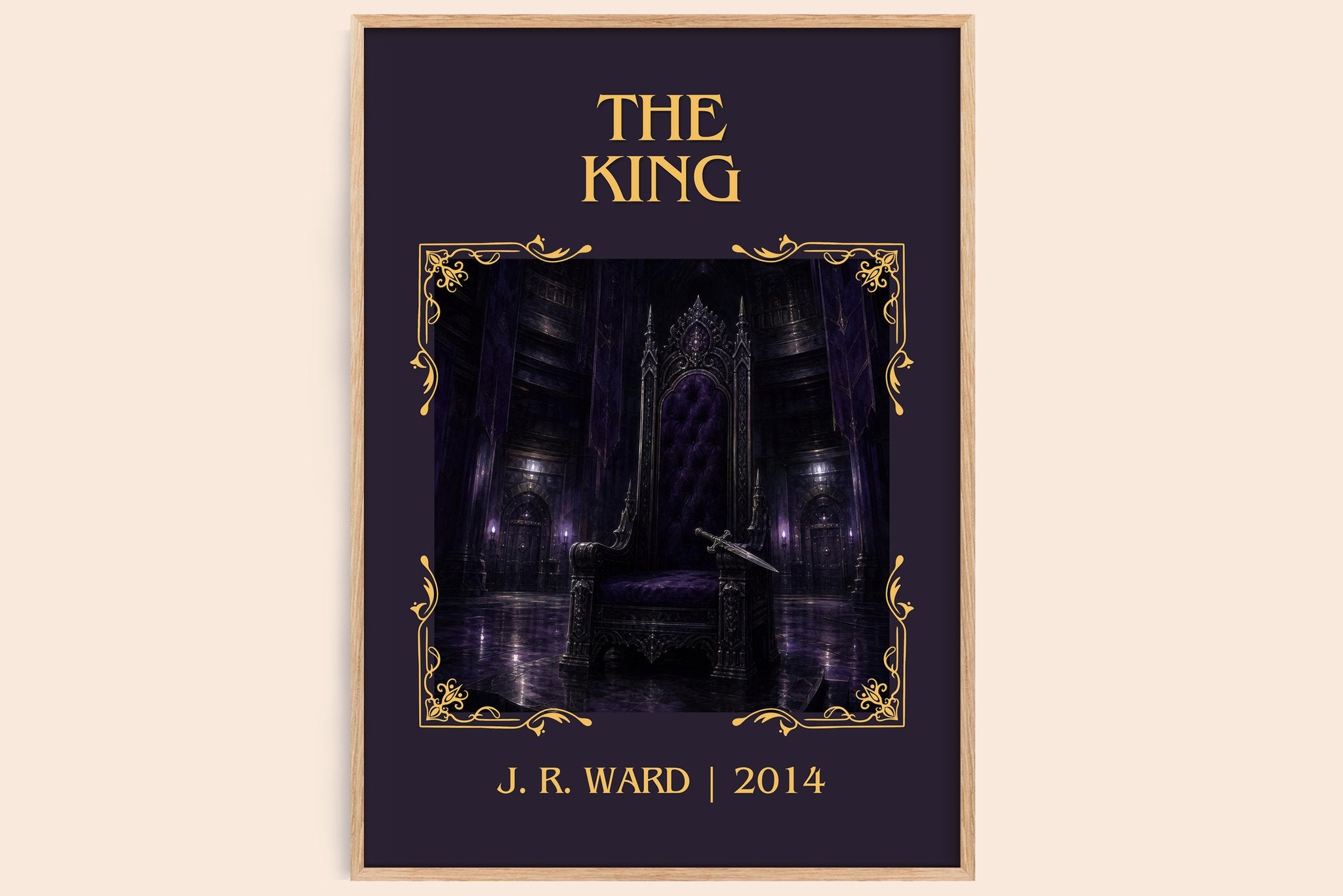 The King Classic Book Art Print by J. R. Ward